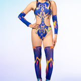 Thunder Breathing Side Cutout Bodysuit