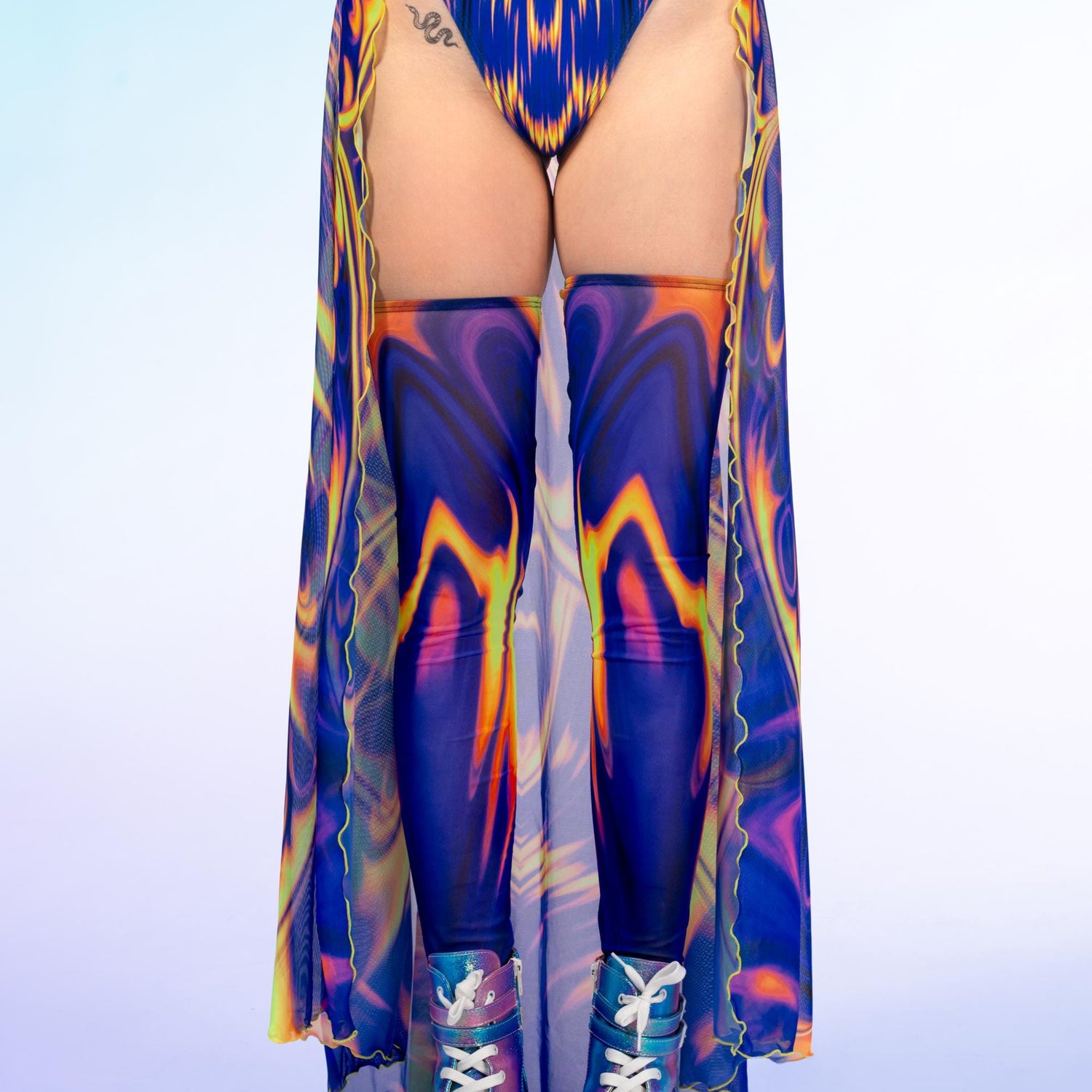 Thunder Breathing Side Cutout Bodysuit 10