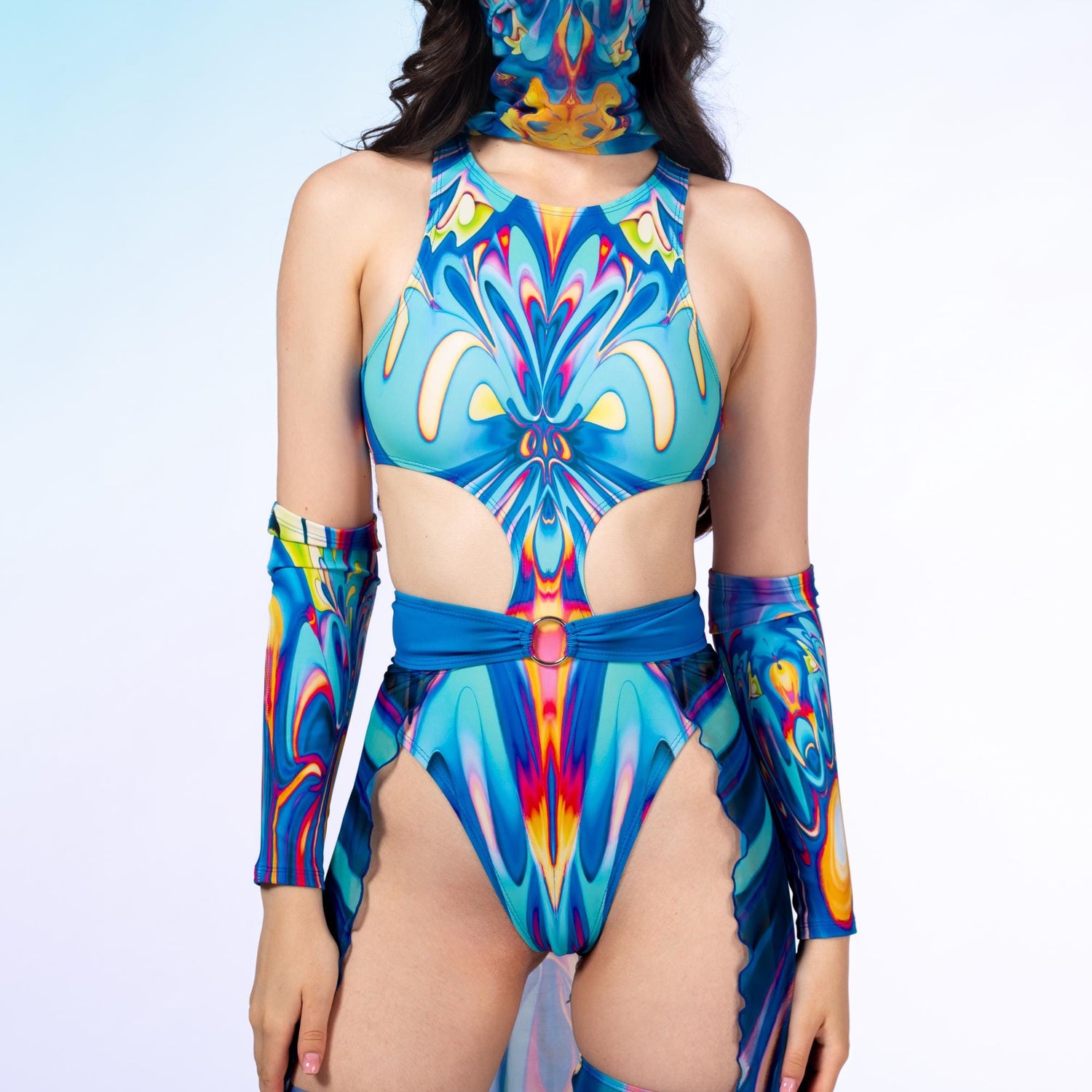 Fruitty Fresh Side Cutout Bodysuit Festival