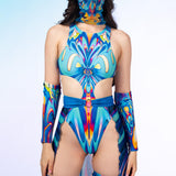 Fruitty Fresh Side Cutout Bodysuit