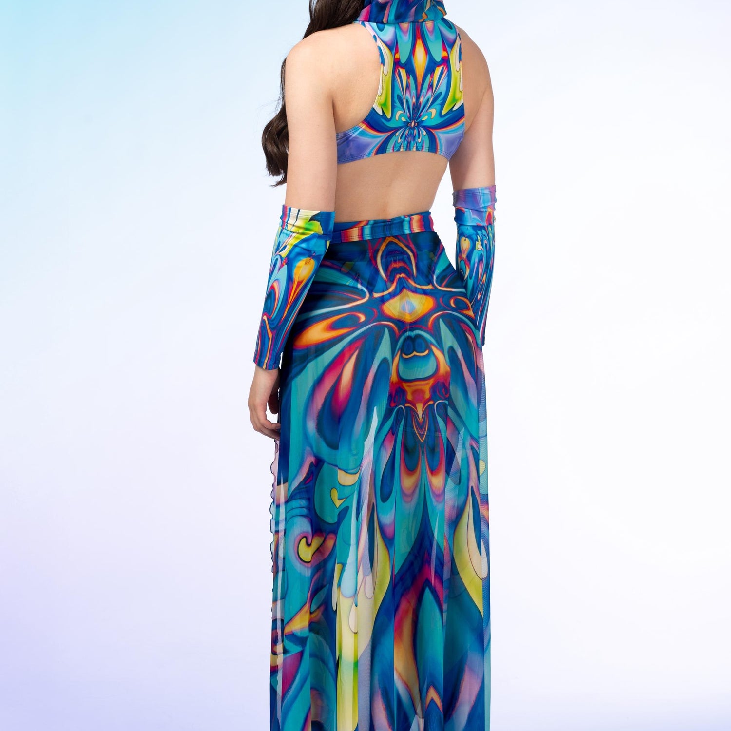 Fruitty Fresh Open Front Skirt 6