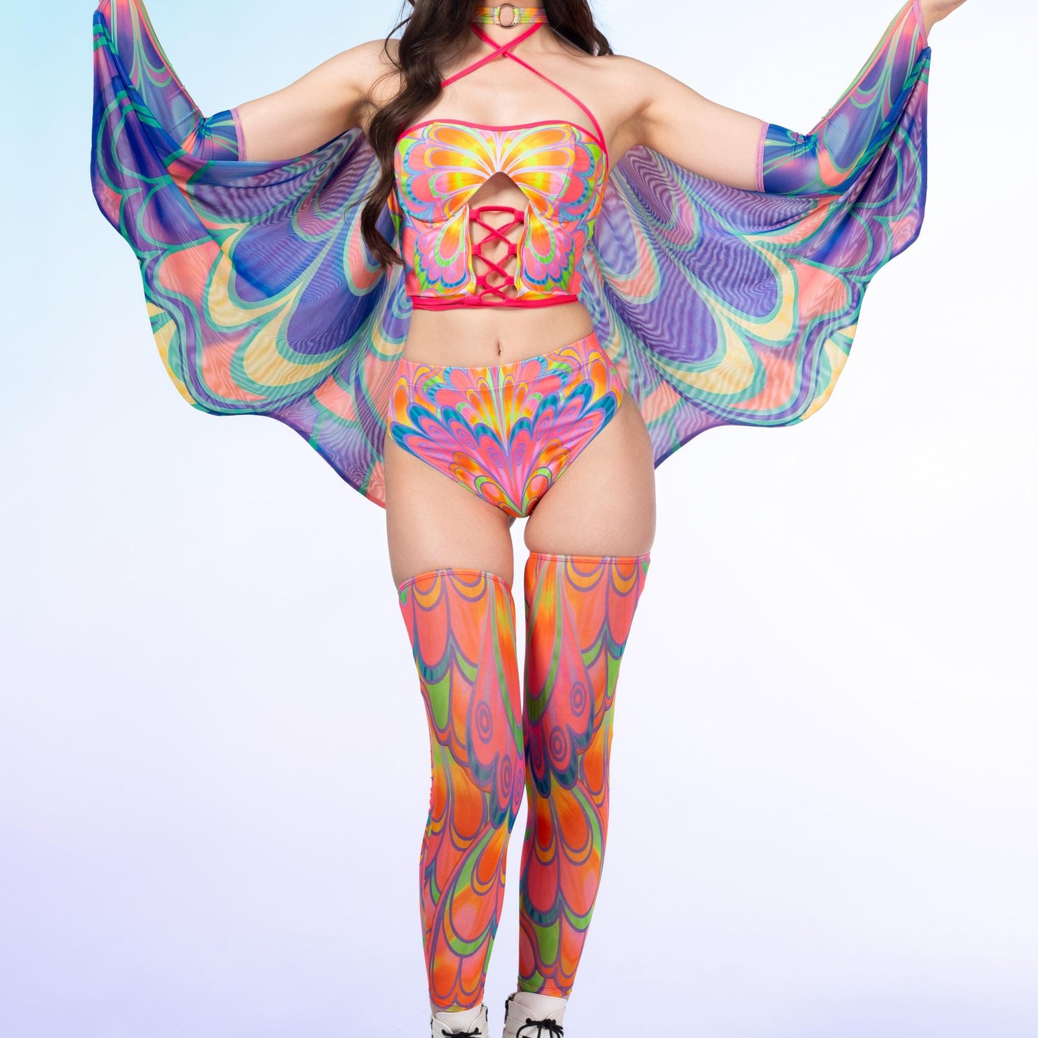 Flutterbell Mesh Wings 6