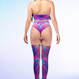 Winged Purple Corset Top