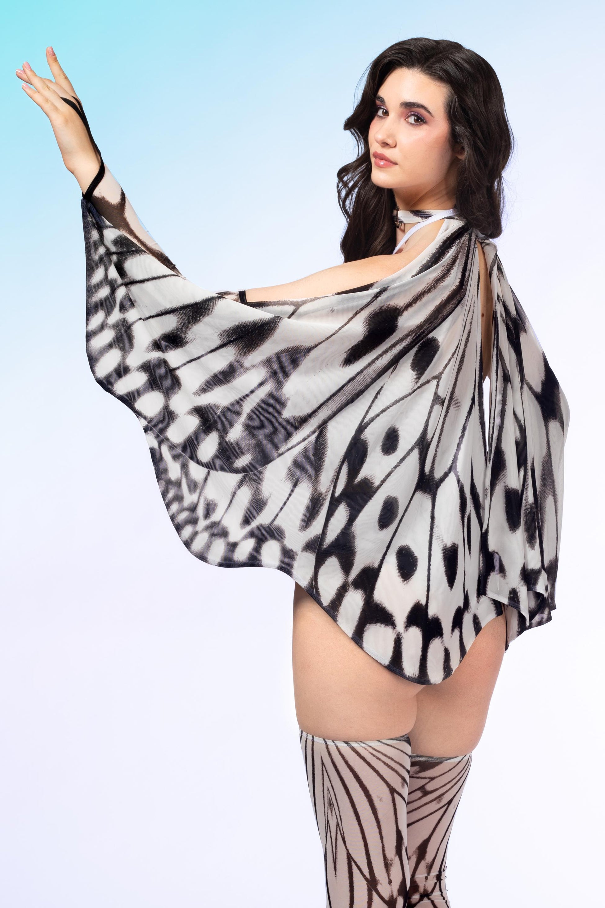 Winged White Corset Top 2