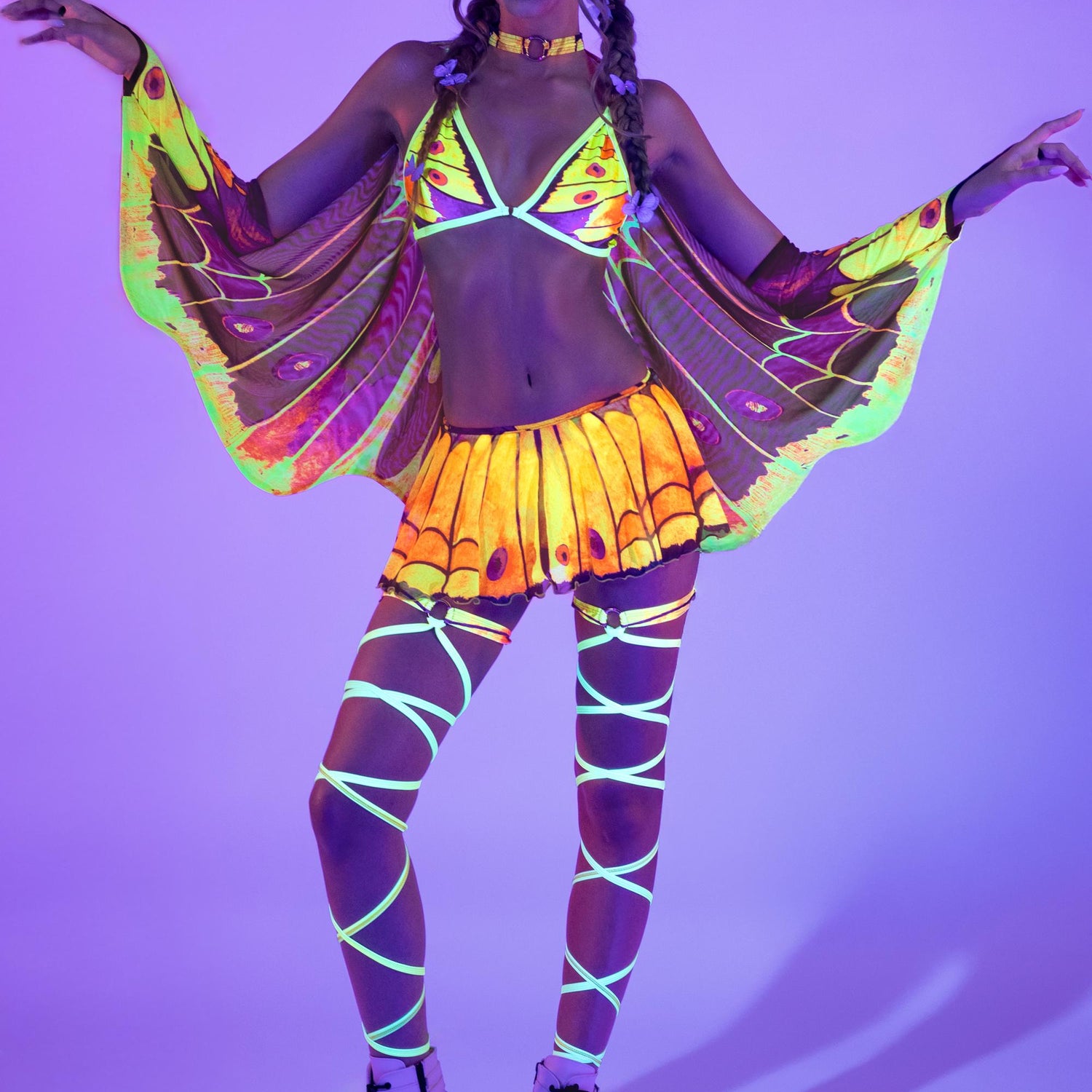 Drawn for Flight Mesh Skirt 8