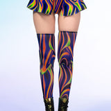 Vibrant Flow Hooded Top