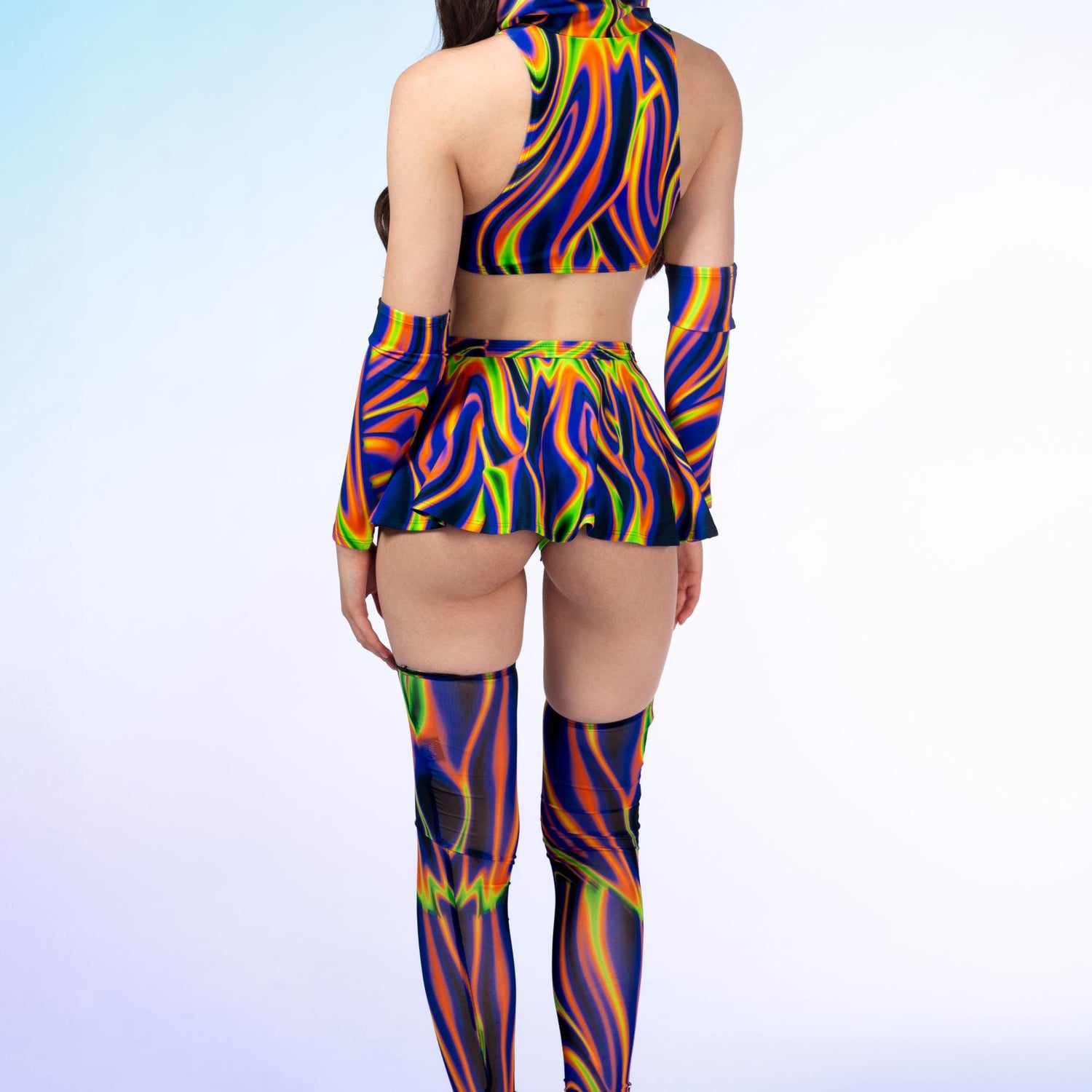 Vibrant Flow Micro Buckle Skirt 7