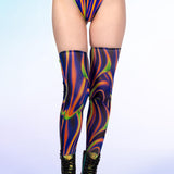 Vibrant Flow Micro Buckle Skirt