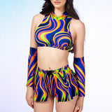 Vibrant Flow Duster Bikini