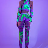 Toxic Potion Micro Buckle Skirt