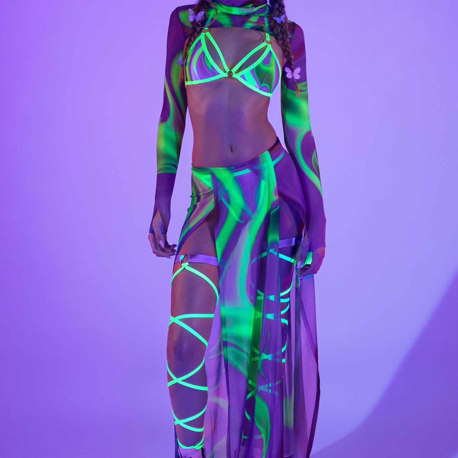 Toxic Potion Duster Skirt Set 11