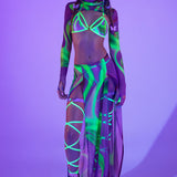 Toxic Potion Duster Skirt Set