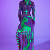 Toxic Potion Duster Skirt Set