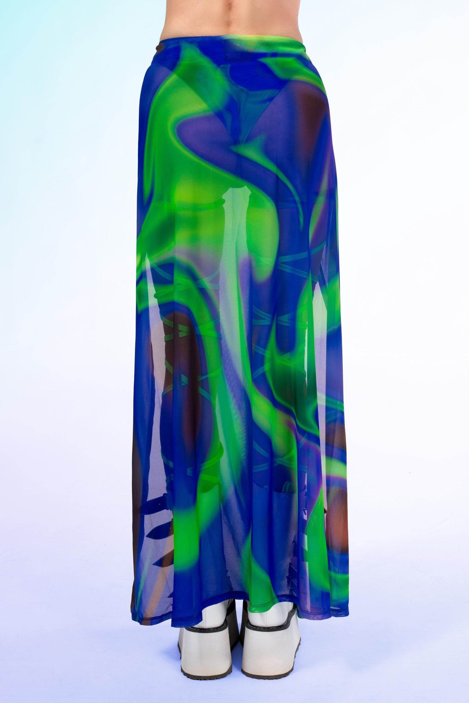 Toxic Potion Mesh Duster Skirt 2