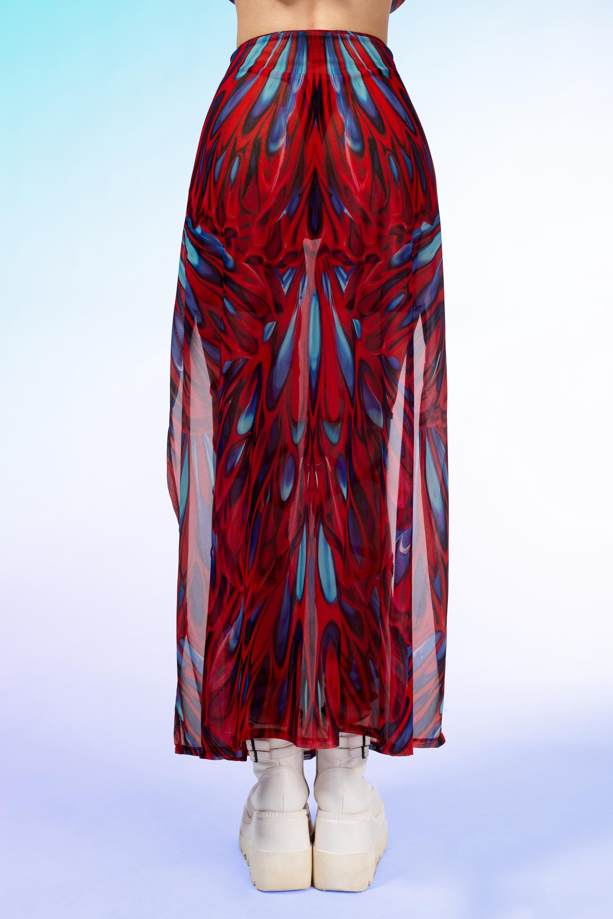 Won't Bite Mesh Duster Skirt 2