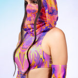 Lightning Open Front Skirt
