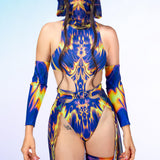 Thunder Breathing Side Cutout Bodysuit