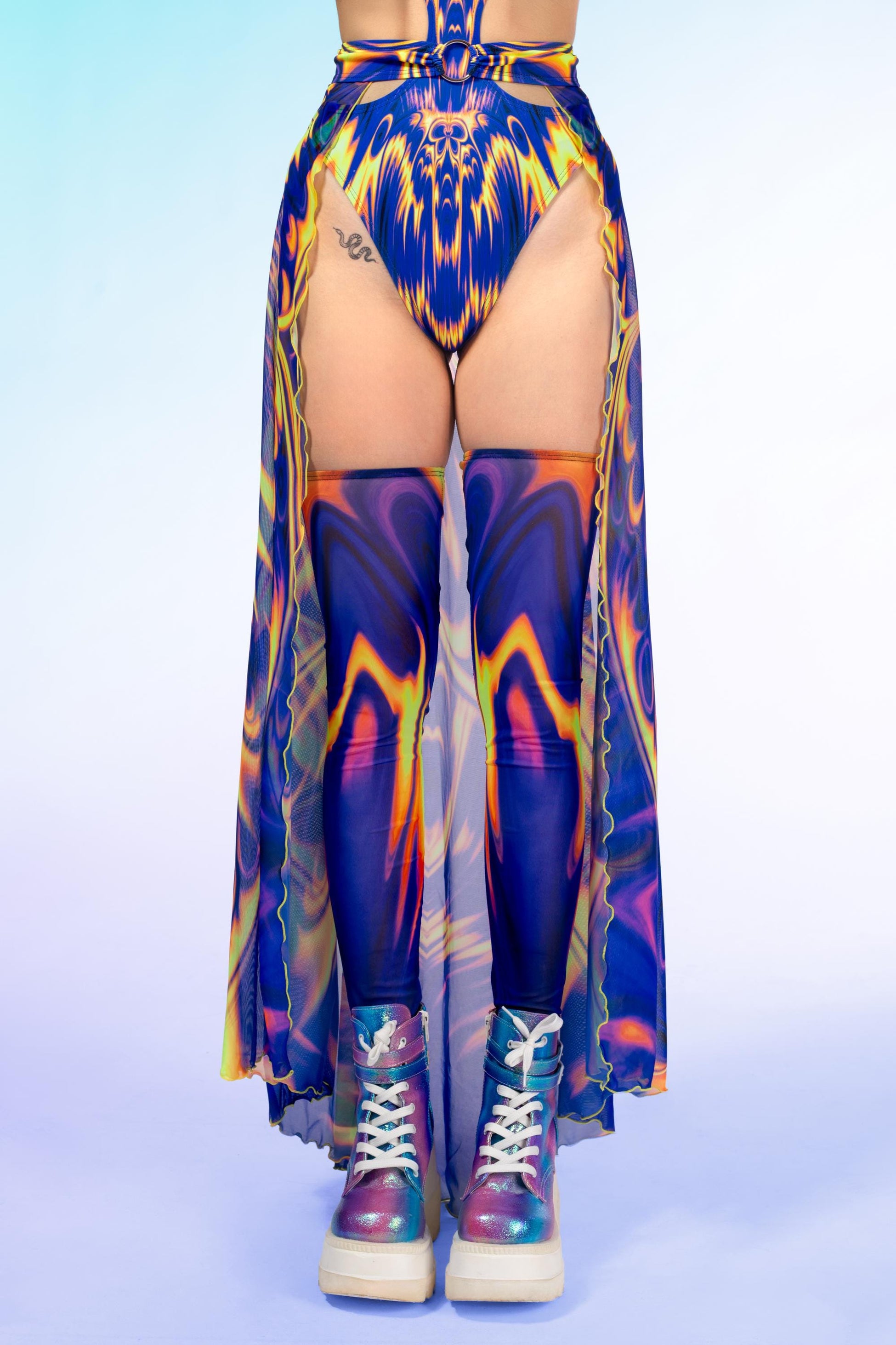 Thunder Breathing Open Front Skirt 1