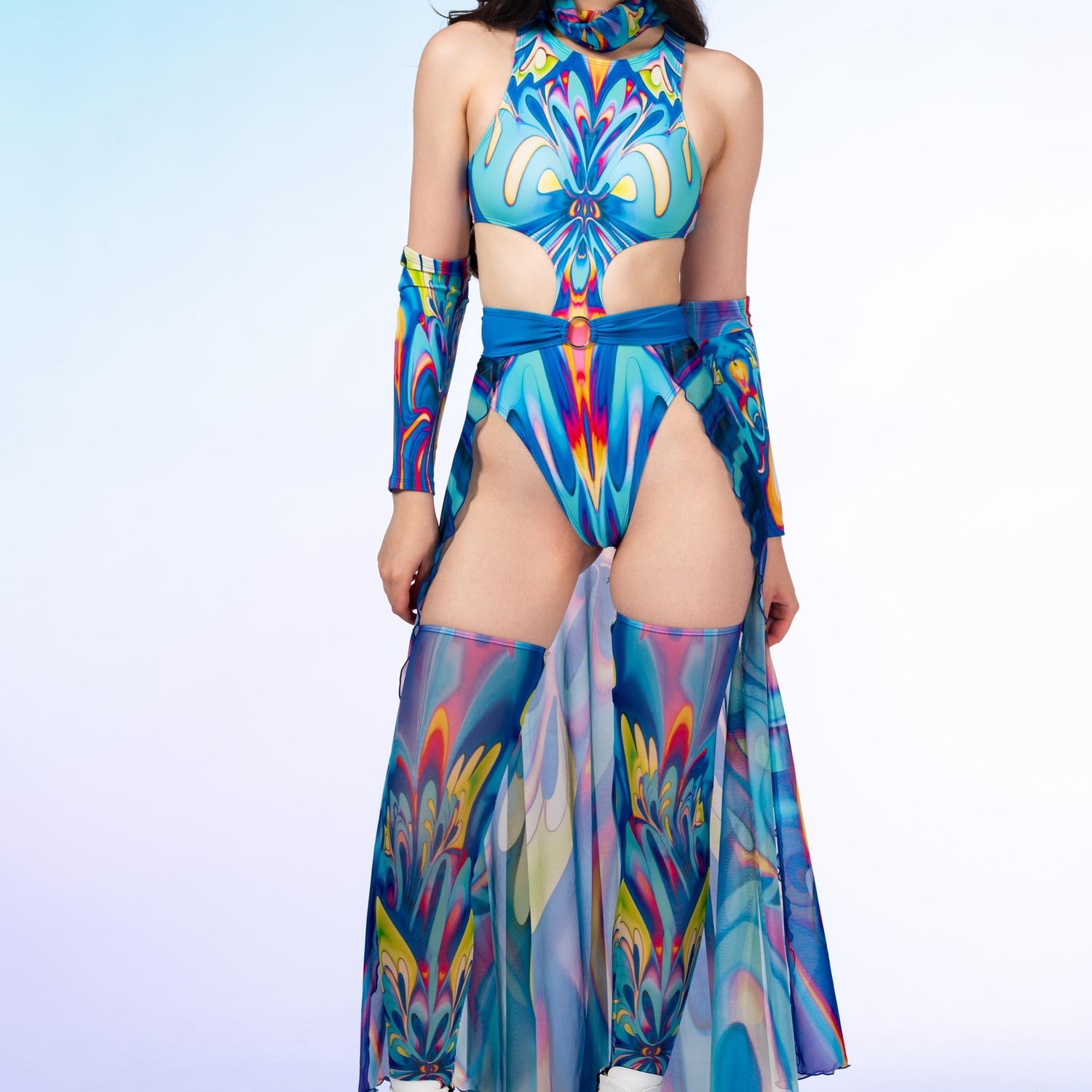 Women Fruitty Fresh Side Cutout Bodysuit