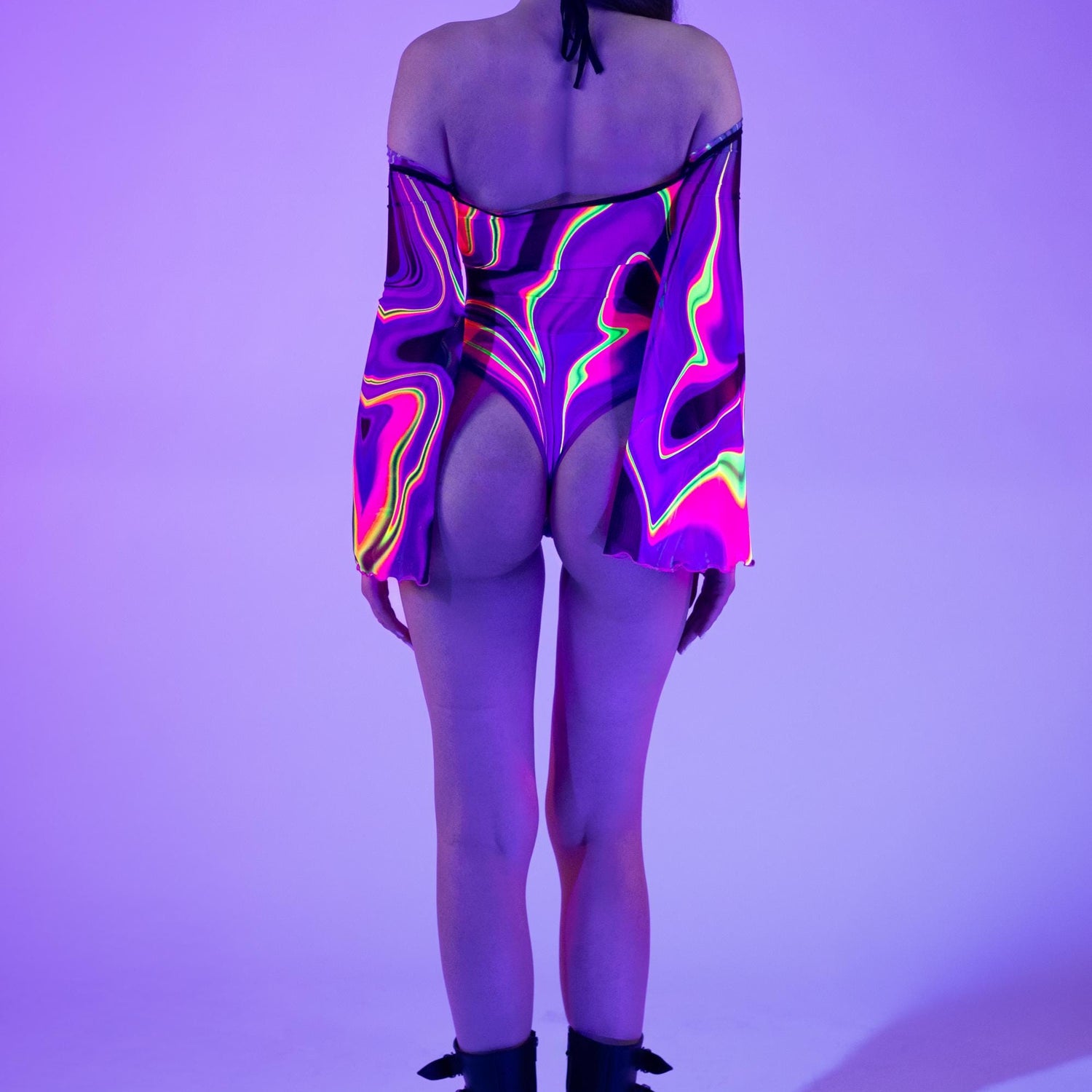 Magic Potion Mesh Flared Bodysuit Festival