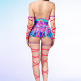 Misty Wings Micro Buckle Skirt