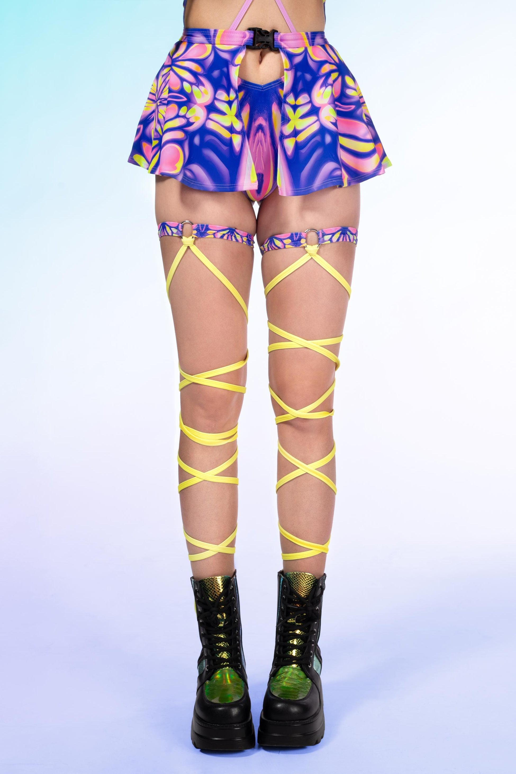 Wisterious Micro Buckle Skirt 1