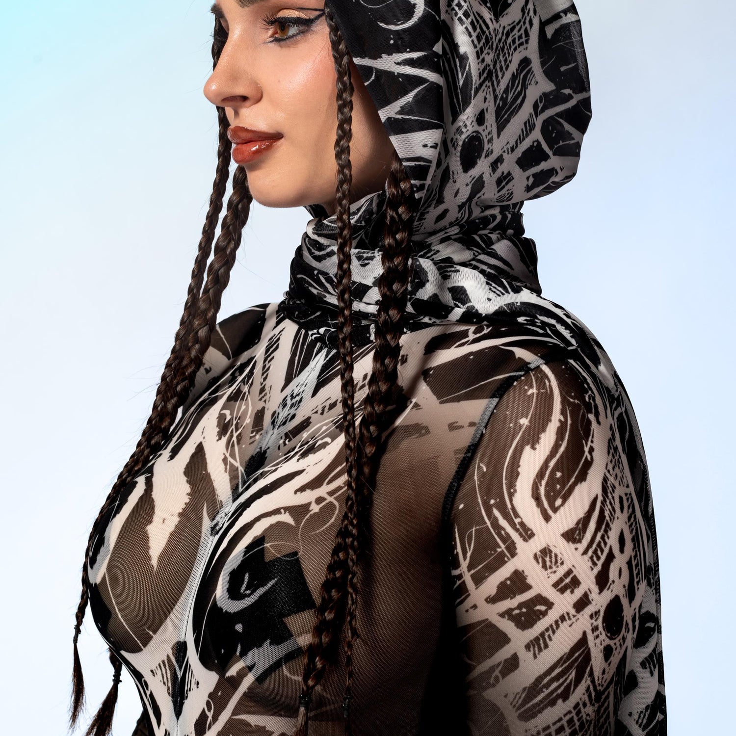 Blood Moon Ritual Hood Scarf
