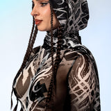 Blood Moon Ritual Hood Scarf
