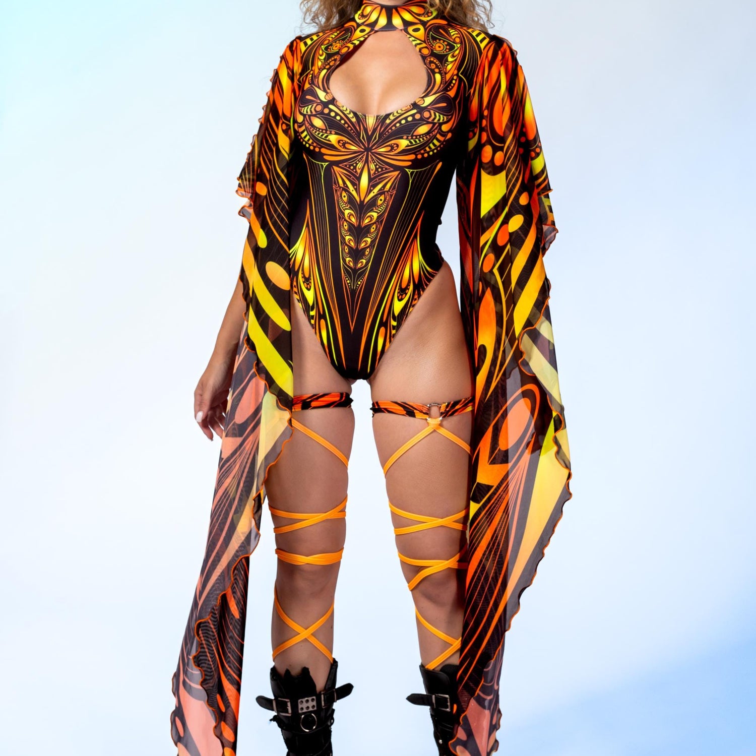 Good Omen Angel Bodysuit Orange