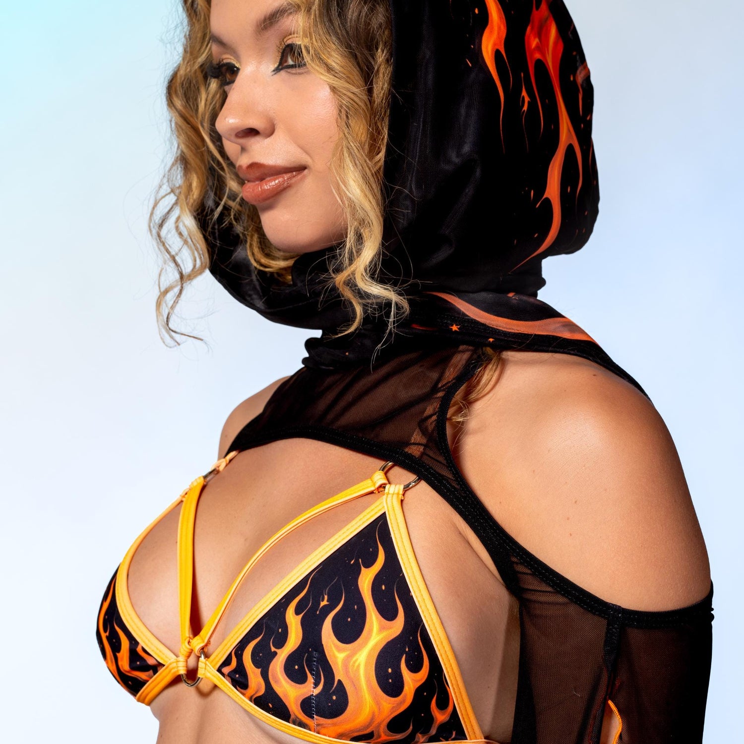 Burn Up Hood Scarf