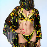 Inferno Mirage Rave Kimono