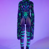Psychic Garden Cutout Strappy Romper