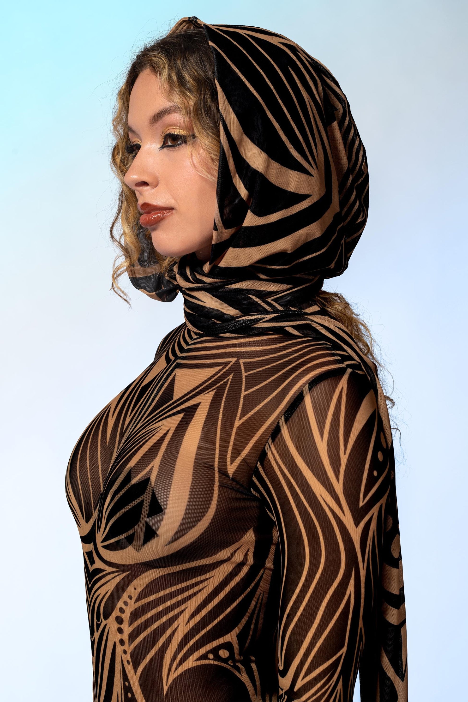 Turn to Dust Hood Scarf 1