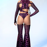 Wild Whisper Asymmetrical Bodysuit