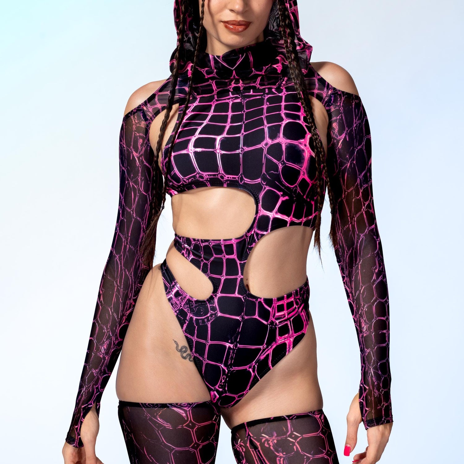 Wild Whisper Asymmetrical Bodysuit