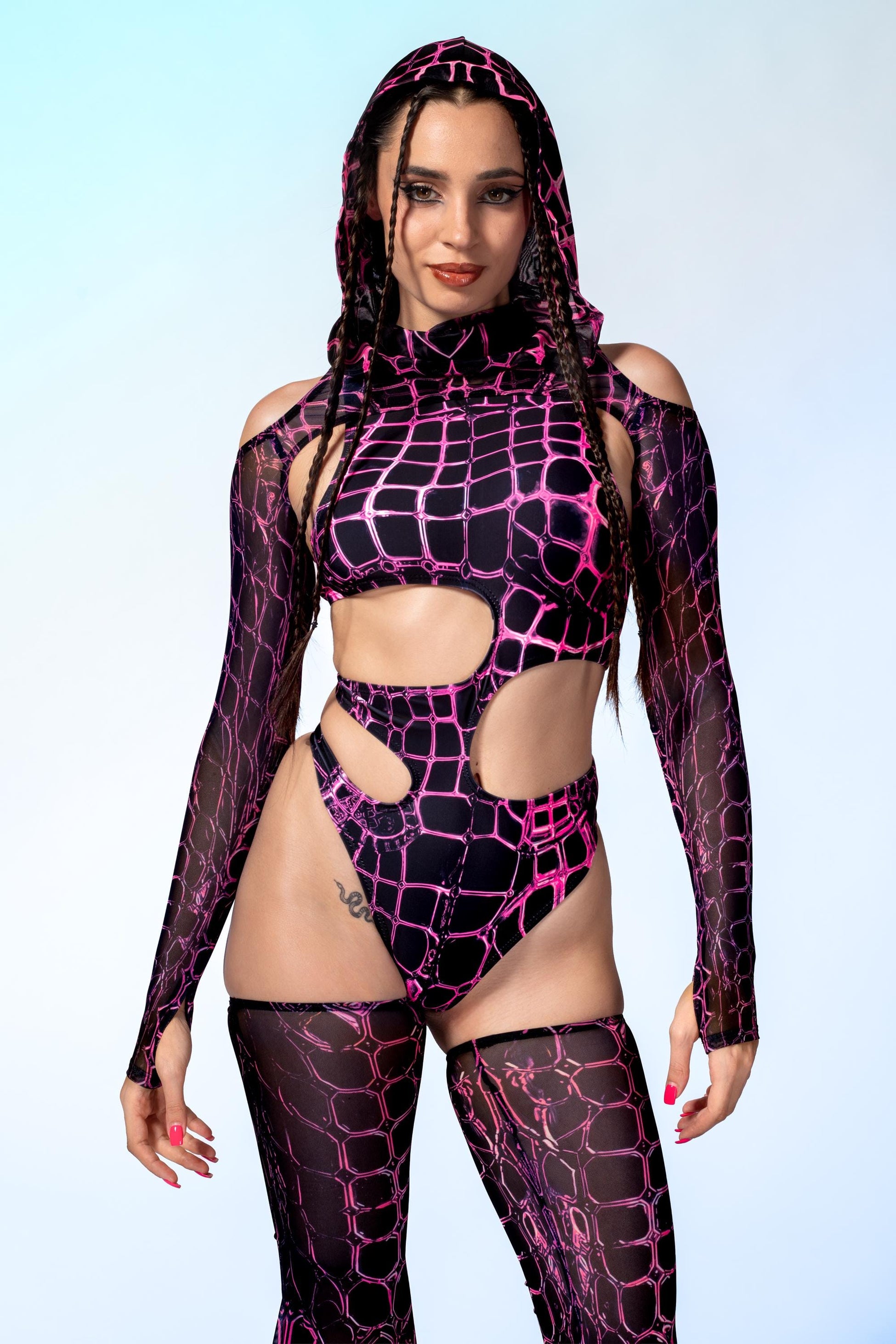 Wild Whisper Asymmetrical Bodysuit 1