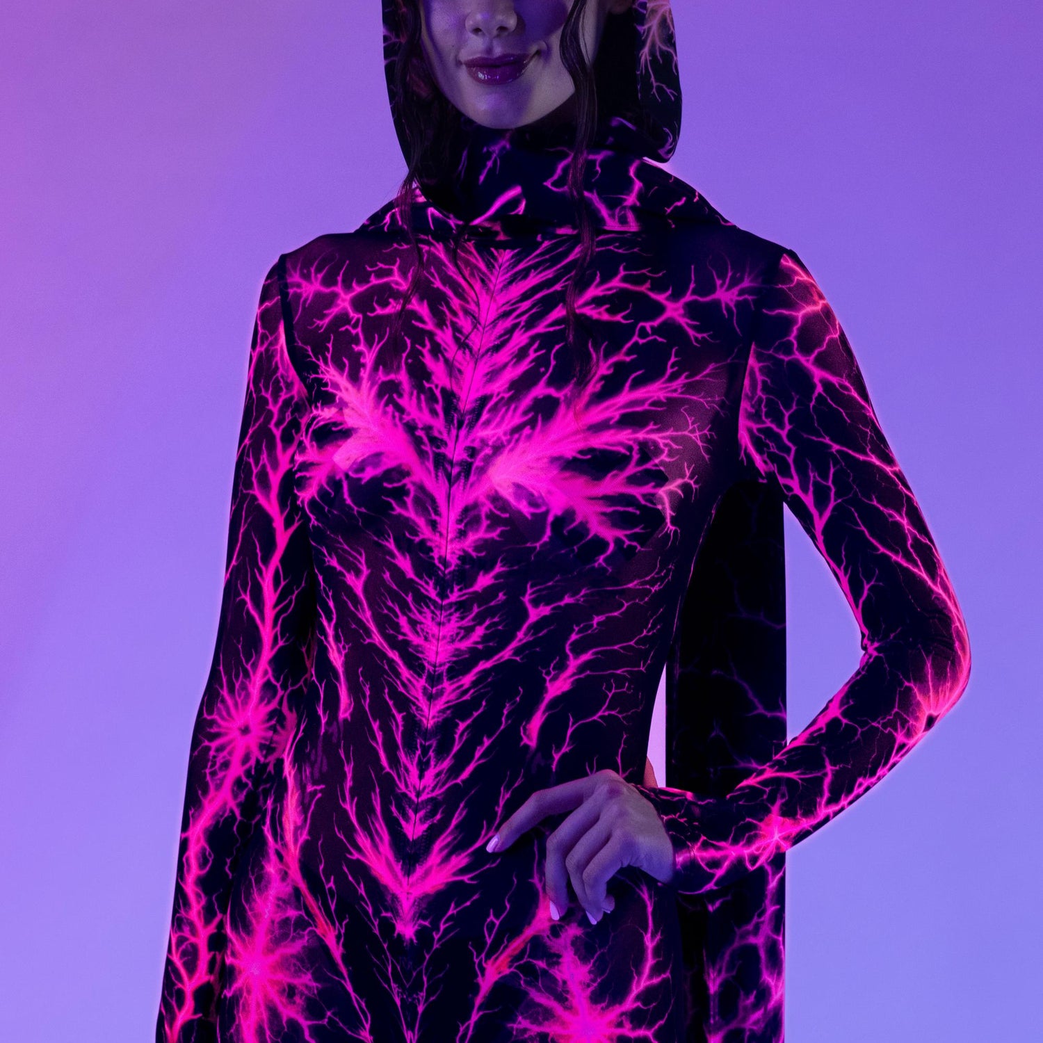 Shock Waves Pink Mesh Costume 6