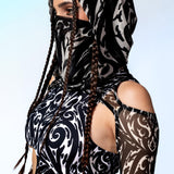 Ivory Shaman Asymmetrical Bodysuit