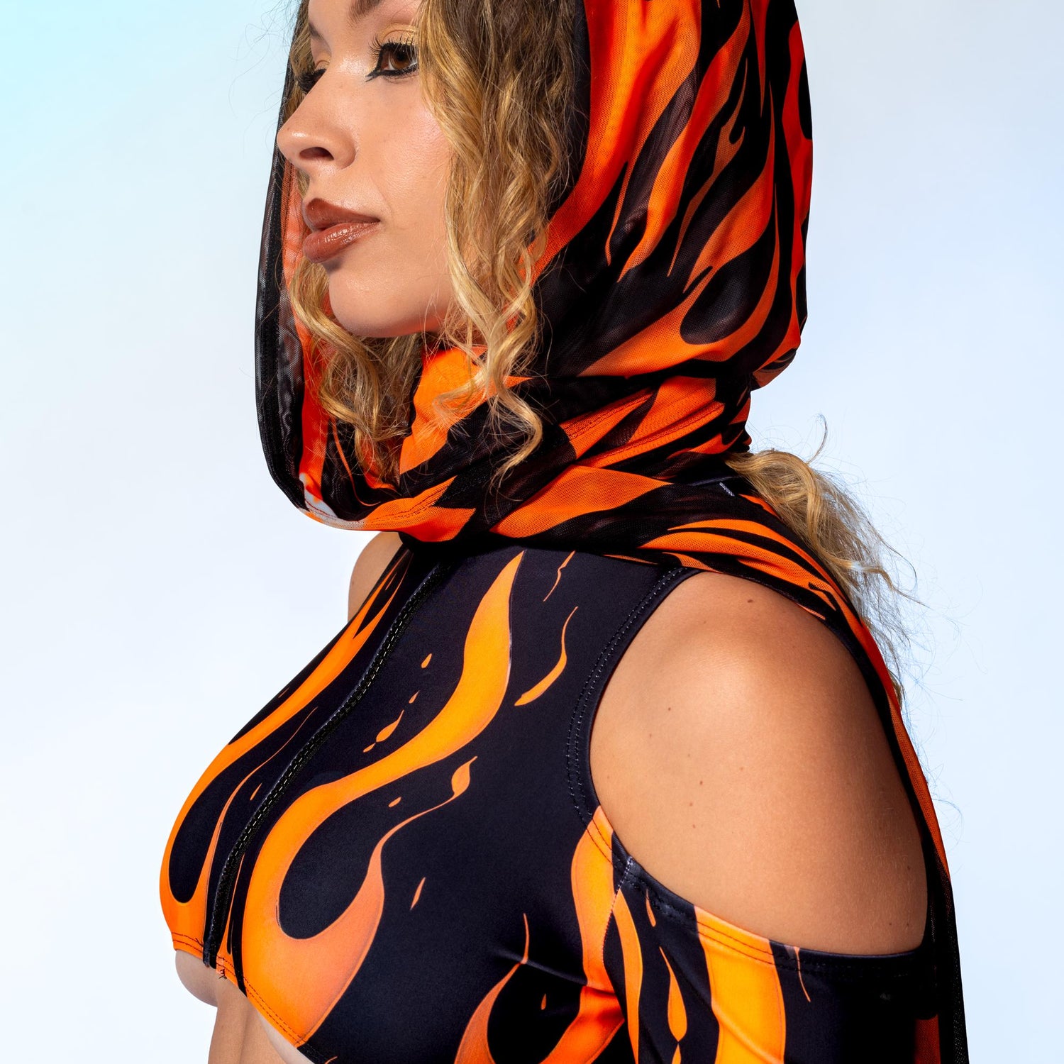 Heat Is On Hood Scarf