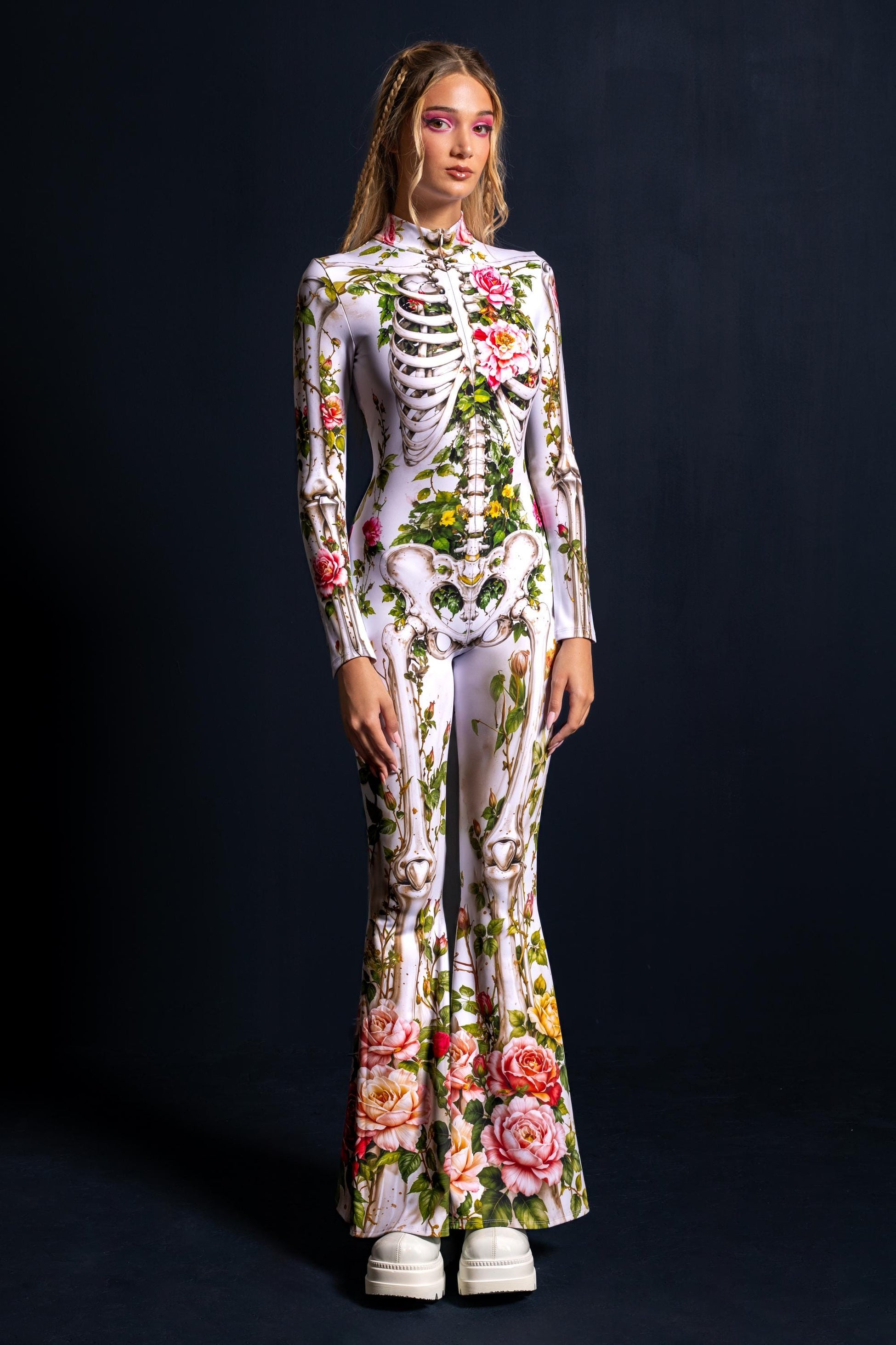 Dead In Bloom Wide Leg Costume 2