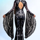 Dark Angel Fairy Open Back Costume