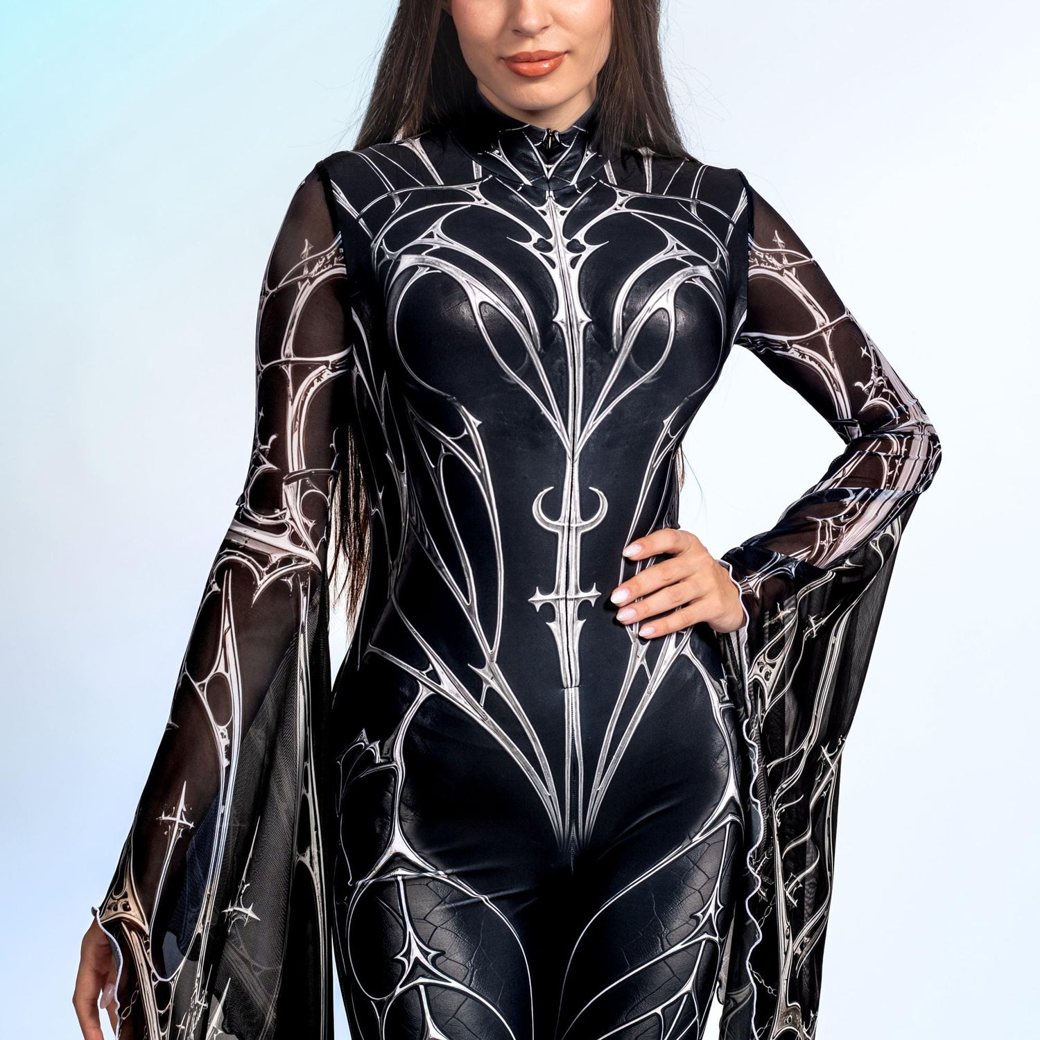 Dark Angel Fairy Open Back Costume