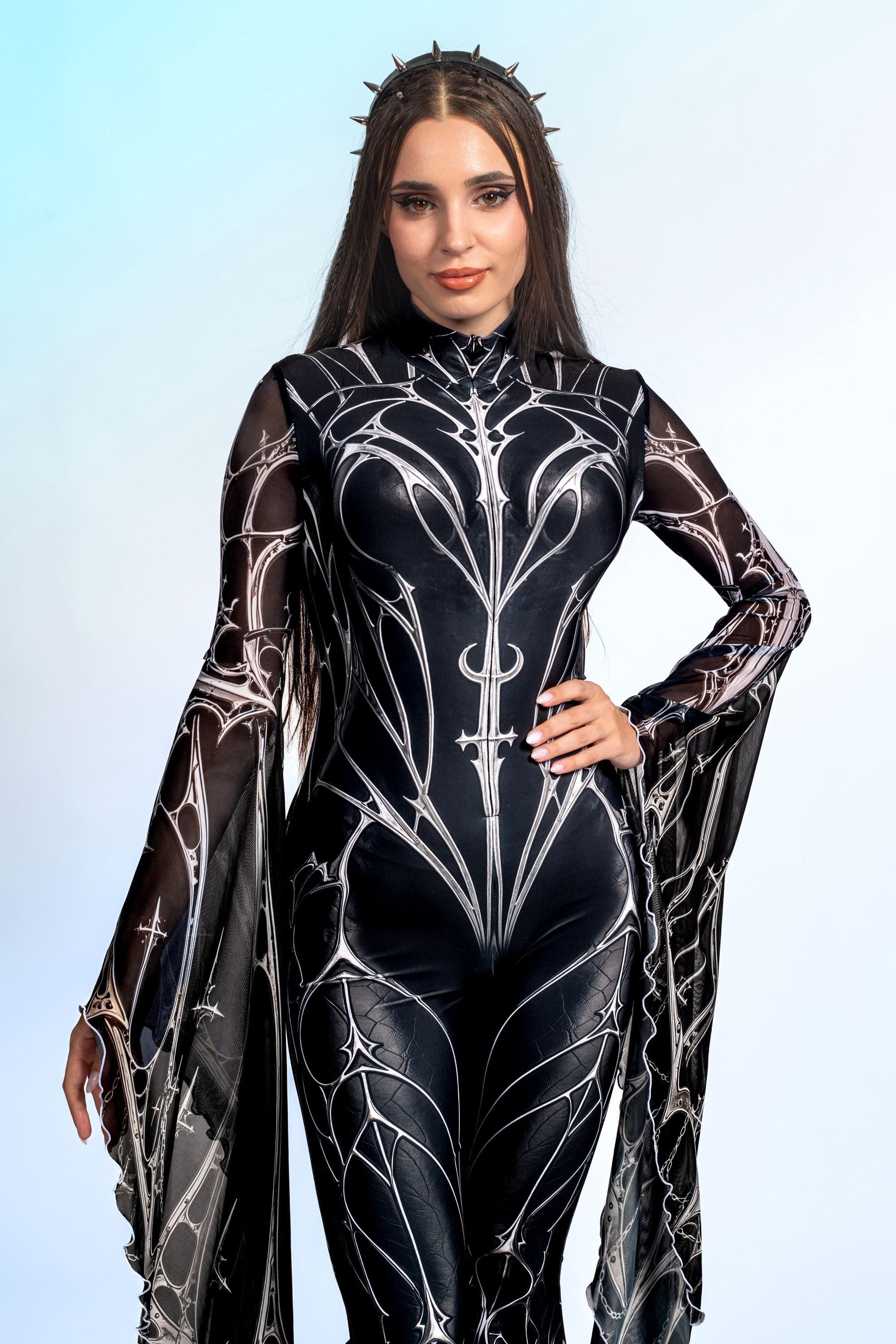 Dark Angel Fairy Open Back Costume 1
