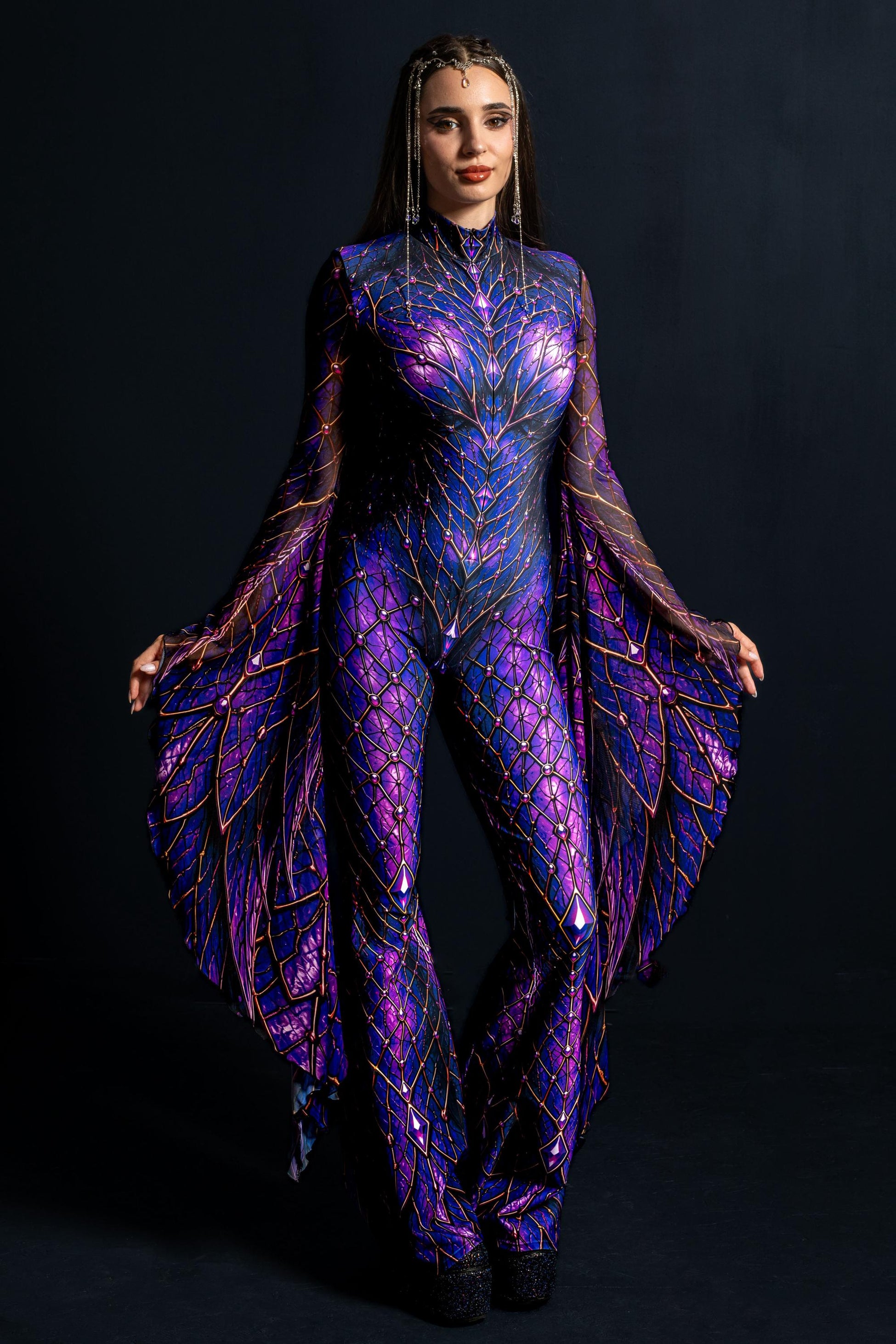 Midnight Devotion Fairy Open Back Costume 2