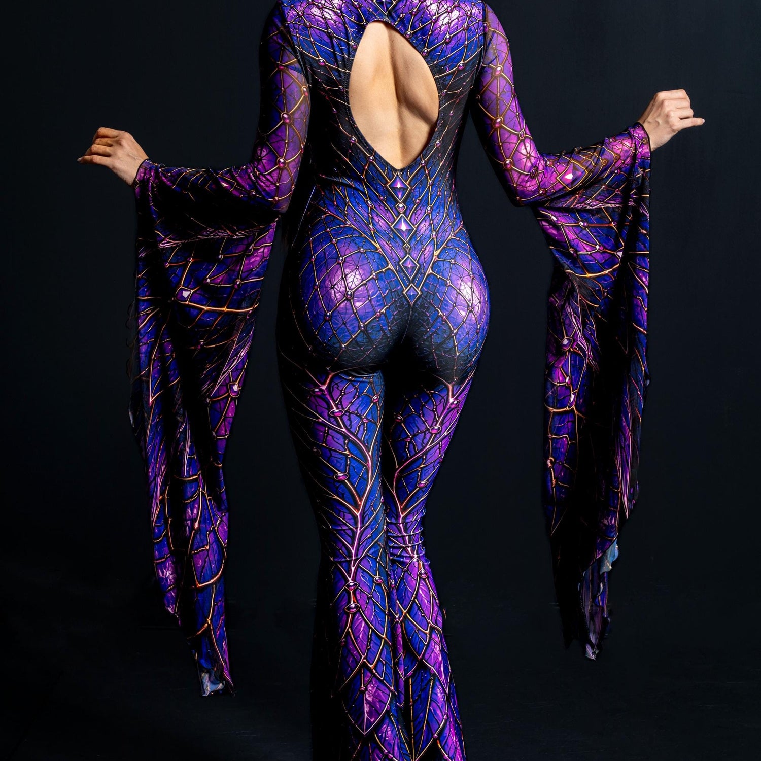 Midnight Devotion Fairy Open Back Costume 3
