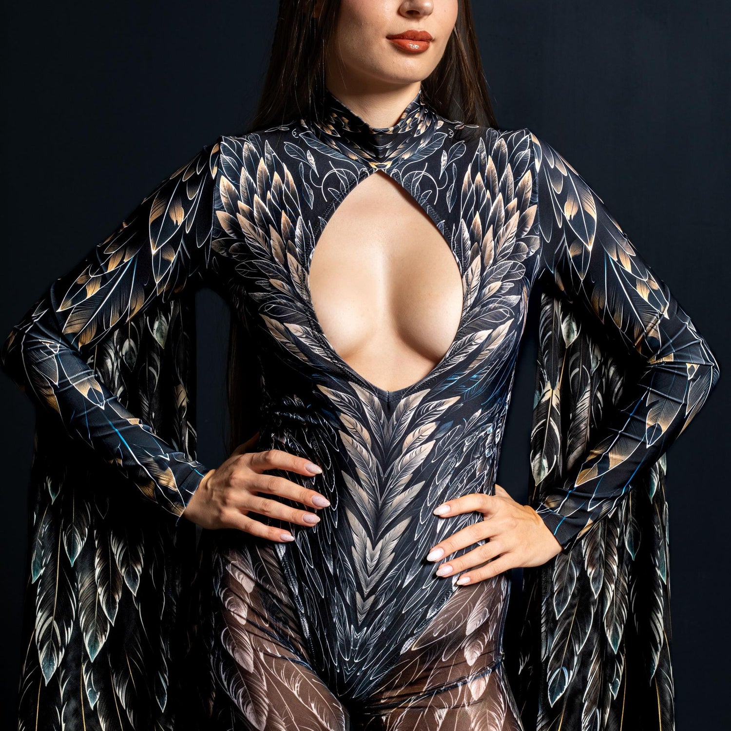 Raven Queen Winged Costume