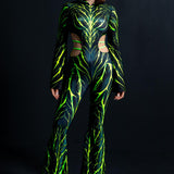 Demon Toxic Hooded Strap Costume