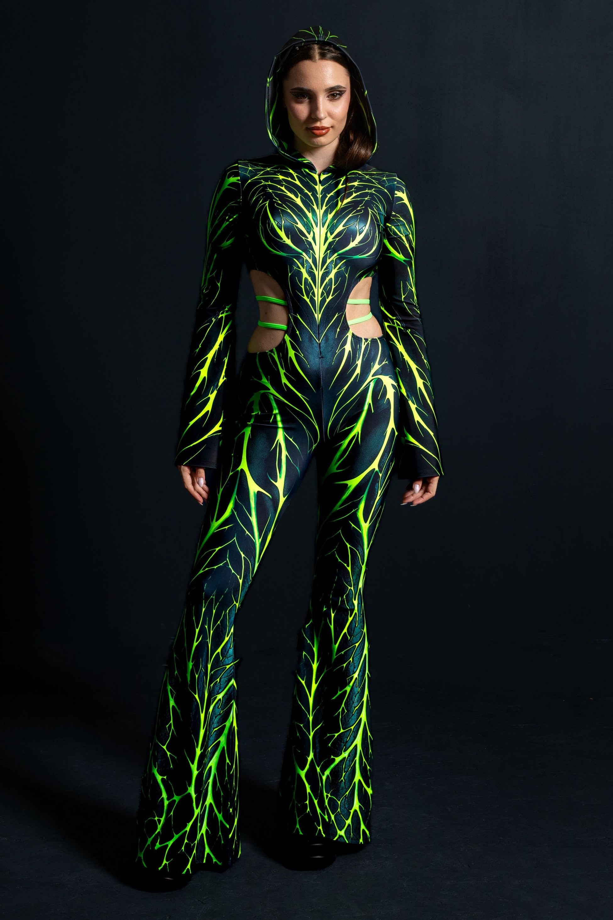 Demon Toxic Hooded Strap Costume 2