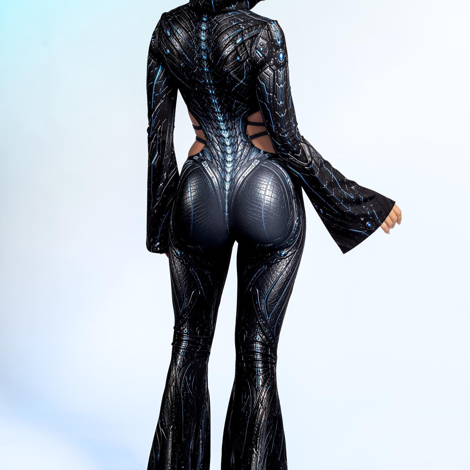 Neo Sentinel Hooded Strap Costume 3