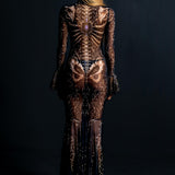 Secrets Within Mesh Bandana Dress